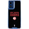NBA Atlanta Hawks Standard - Black Moto G 5G (2024) Clear Case